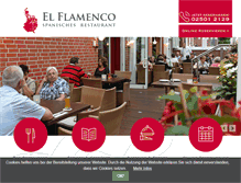 Tablet Screenshot of el-flamenco.de